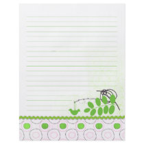 Green Feel Better Binder Lined Flyers