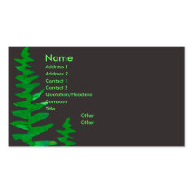 Green Fern Business Card