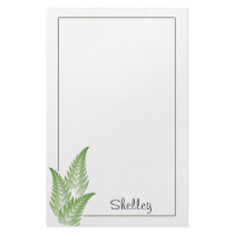 Green Fern Stationery