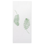 Green Fern, Wedding menu cards Custom Rack Cards