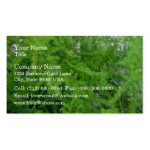 Green ferney looking stuff business card template