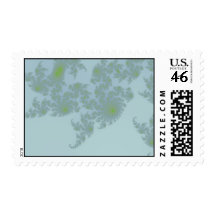 Green Ferns Postage Stamp