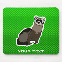Green Ferret Mousepad