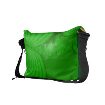 Green Fertile Heart Rickshaw Messenger Bag messenger bags