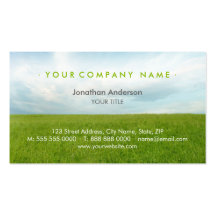 Green Field business card
