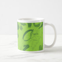Green Finger Paint Mug
