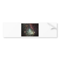 green-fireworks-at-night bumper stickers