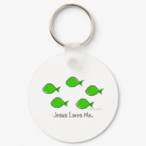 Green Fishes keychains