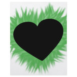 Green Flame Heart Full Color Flyer