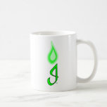 Green Flame Logo Coffee Mug