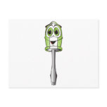 Green Flathead Screwdriver Post Cards