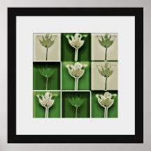 Green Floral2 Print
