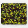 green floral pattern mouse mats