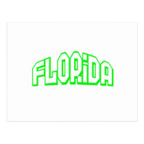 Green Florida Post Card