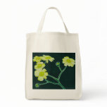 Green Flower Tote Bags