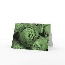 Green Flower Card