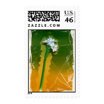 Green flower postage by briancody Green flower postage