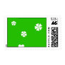 Green Flower tropical Stamp