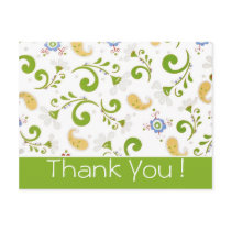 Green Flowers - customized postcards by myhome71 Green Flowers - customized postcards