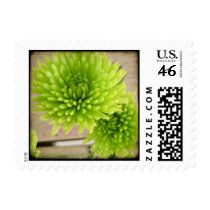 Green Flowers Postage