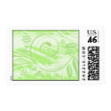 green flowers postage by VioDeSign green flowers postage