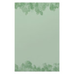 GREEN FLOWERS stationery