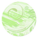 green flowers stickers