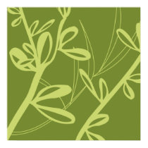 Green Foliage Poster posters