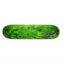 Green foliage Skateboard