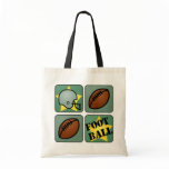Green Football Tote Bags