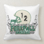 Green Football Hardcore American MOJO Pillow
