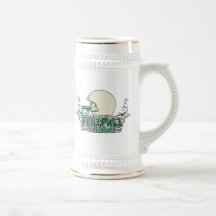 Green Football Hardcore T-shirts and Gifts Coffee Mugs
