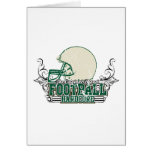 Green Football Hardcore Tshirts and Gifts Card