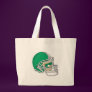 Green football helmet bag