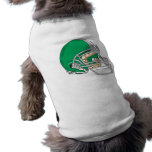 green football helmet vector dog t-shirt