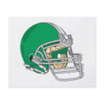 green football helmet vector flyers