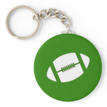 Green Football Keychain keychains