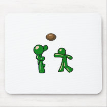 Green Football Mousepad mousepads