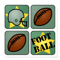 Green Football posters by mikaushop Green Football posters