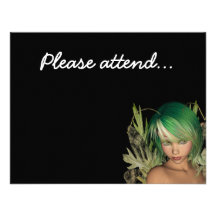 Green Forest Fairy 3D Close-Up Announcements