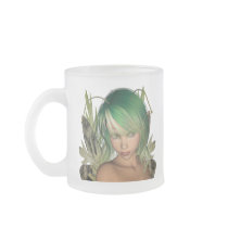 Green Forest Fairy 3D Close-Up Mug