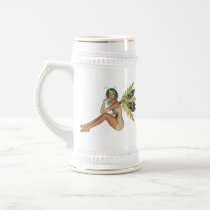 Green Forest Fairy 3D - Sitting Sideways Mug