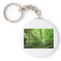 Green Forest Key Chain