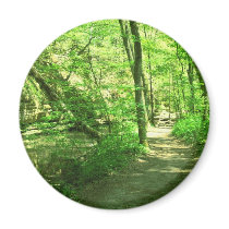 Green Forest Fridge Magnets