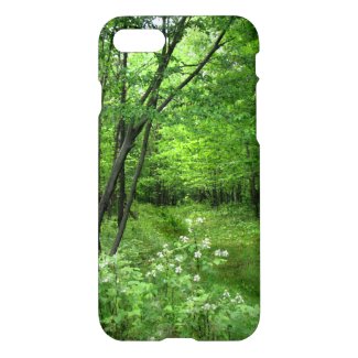 Green Forest Nature Woodland Hike iPhone 7 Case