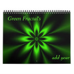 Green Fractal Calendar