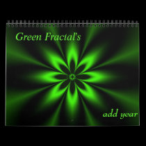 Green Fractal Calendar