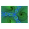 Green Fractal posters