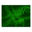 Green Fractal Smoke posters
