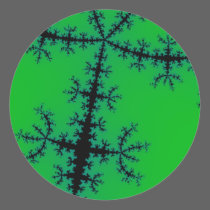Green Fractal stickers